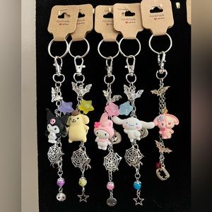 Hello Kitty & Friends Cute & Spooky Handmade Bag Charms/Keychains